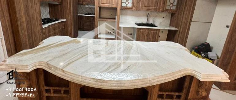 سنگ اپن لواسان | طراحی لوکس و اجرای حرفه‌ای با تسورو استون 📞  09125549558