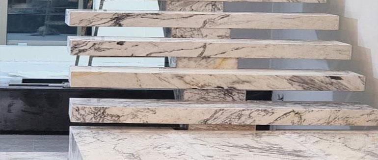 سنگ پله مشهد | قیمت، خرید و نصب مقاوم (تسورو استون) | 📞  09125549558