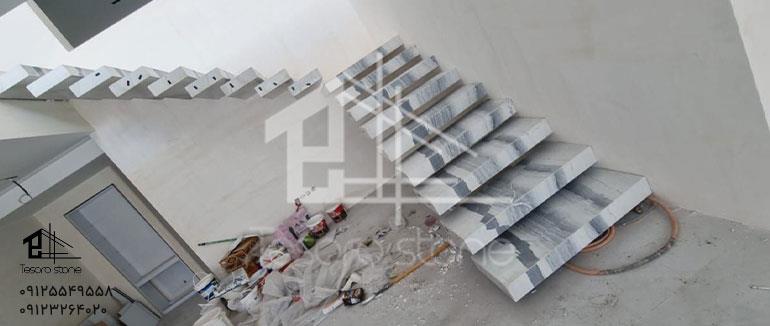 سنگ پله گرگان | جلوه‌ای از شکوه معماری لوکس با تسورو استون  📞  09125549558