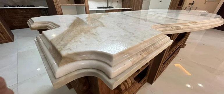 ۱۰ مدل کانترتاپ سنگی (مدرن و کلاسیک) | خرید مستقیم از کارخانه